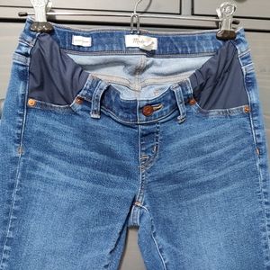 Madewell skinny maternity jeans 27